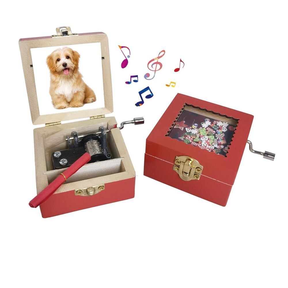 1209 Music Box Wooden Handmade Musical Box Personalized Gift for Friends
